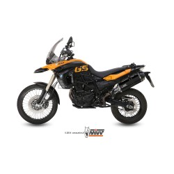 Silencieux MIVV SPEED EDGE Steel Black Adapt.BMW F 650 GS / F 800 GS