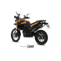 Silencieux MIVV SPEED EDGE Steel Black Adapt.BMW F 650 GS / F 800 GS