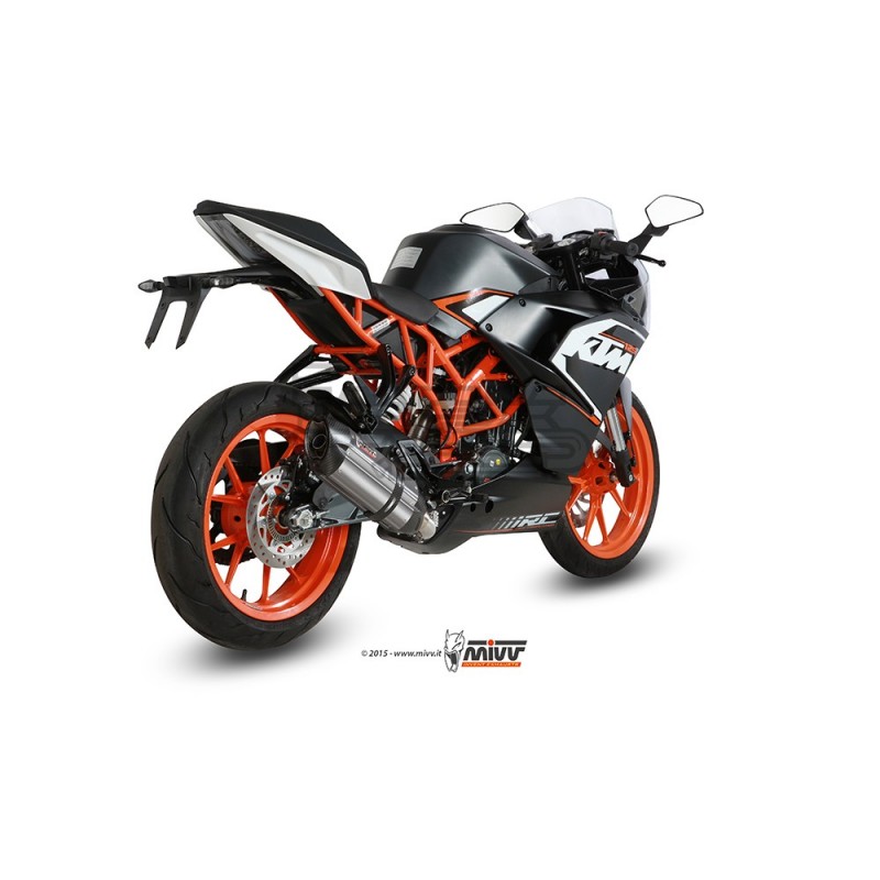 Silencieux MIVV SUONO Adapt.KTM RC 125 2015-2016