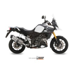 Silencieux MIVV SPEED EDGE (coupelle carbone) Suzuki DL 1000 V-STROM 2014-2019 et DL 1050 V-STROM 2020-…