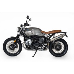 Silencieux BOS TAPER conique passage haut BMW R NINE T SCRAMBLER 2016-...