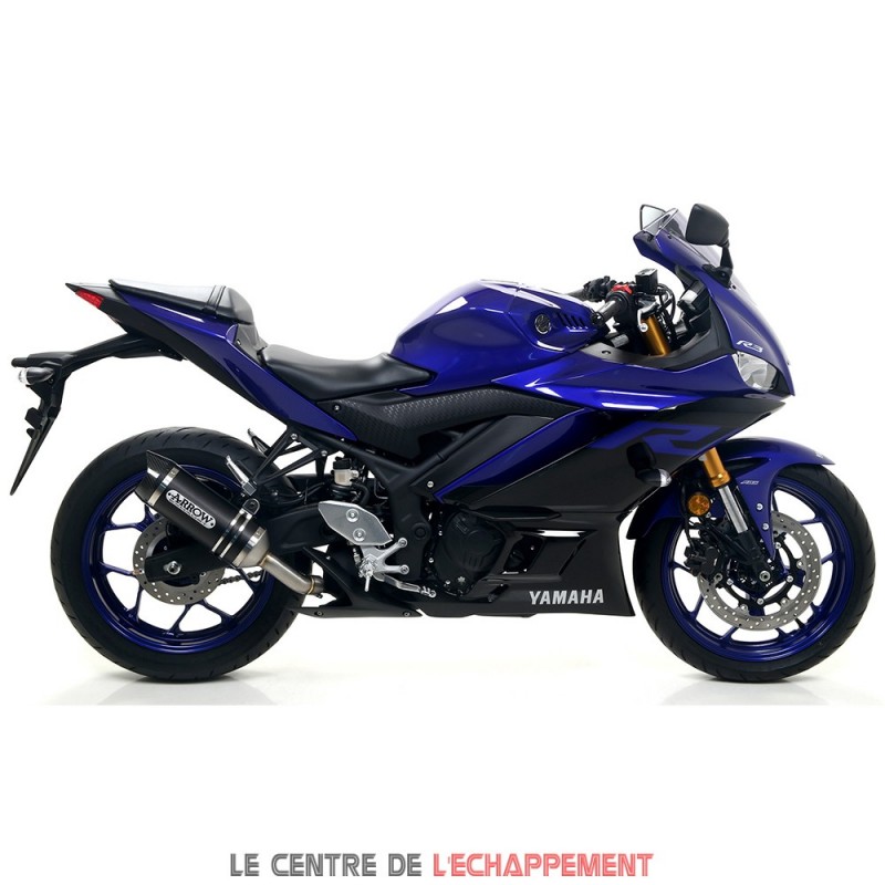 Ligne Complète ARROW Thunder Yamaha R 3 2019-... Coupelle Carbone