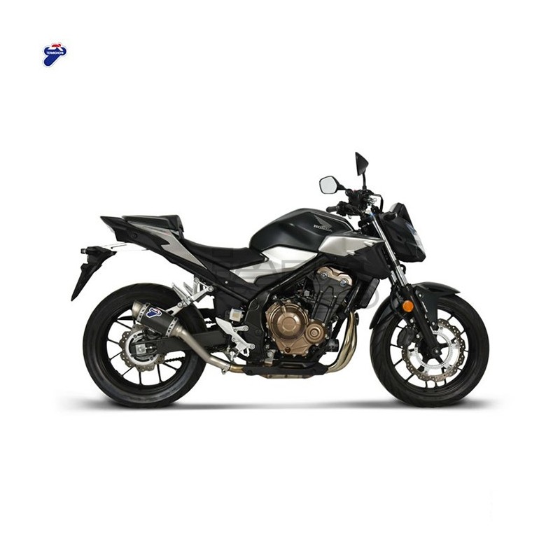 Silencieux TERMIGNONI GP Style Rond Honda CB 500 F / CBR 500 R et CB 500 X 2019-...