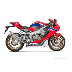 Ligne Complète AKRAPOVIC Racing Line Honda CBR 1000 RR 2017-2019 Coupelle Carbone