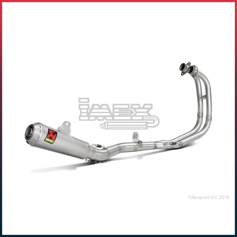 Ligne Complète AKRAPOVIC Racing Line Megaphone Yamaha MT 03 2016-... Et R 3 2015-...