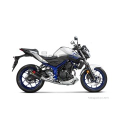 Ligne Complète AKRAPOVIC Racing Line Yamaha MT 03 2016-... Et R 3 2015-... Coupelle Carbone