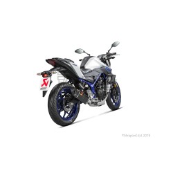 Ligne Complète AKRAPOVIC Racing Line Yamaha MT 03 2016-... Et R 3 2015-... Coupelle Carbone