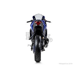 Ligne Complète AKRAPOVIC Racing Line Yamaha MT 03 2016-... Et R 3 2015-... Coupelle Carbone