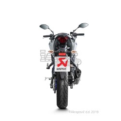 Ligne Complète AKRAPOVIC Racing Line Yamaha MT 03 2016-... Et R 3 2015-... Coupelle Carbone