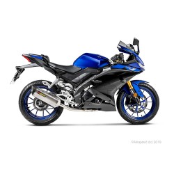 Ligne Complète AKRAPOVIC Racing Line Yamaha MT 125 2020-... Et YZF 125 R 2019-... Coupelle Carbone