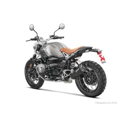 Silencieux AKRAPOVIC Slip-On BMW R NINE T 2014-... et R NINE T SCRAMBLER 2016-... Coupelle Carbone