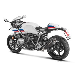 Silencieux AKRAPOVIC Slip-On BMW R NINE T 2014-... et R NINE T SCRAMBLER 2016-... Coupelle Carbone