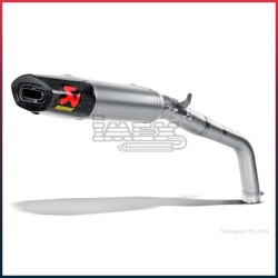 Silencieux AKRAPOVIC Slip-On Honda CBR 600 RR 2013-2017 Coupelle Carbone