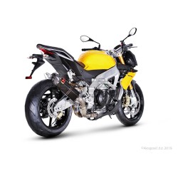 Silencieux AKRAPOVIC Slip-On Racing Aprilia RSV4 / RSV4 FACTORY et TUONO 1000 V4R / APRC Coupelle Carbone