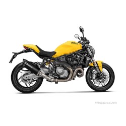 Silencieux AKRAPOVIC Slip-On Racing Ducati MONSTER 821 / 1200 / 1200 R / 1200 S Coupelle Carbone