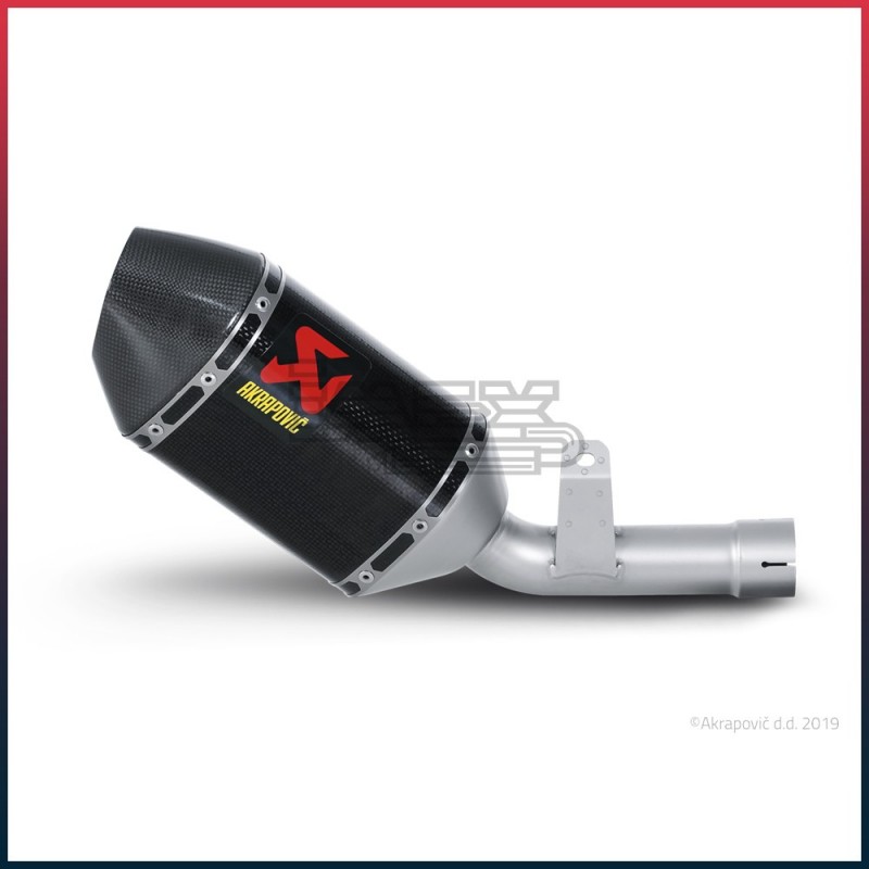 Silencieux AKRAPOVIC Slip-On Racing Suzuki GSX R 600 / 750 2006-2007 Coupelle Carbone