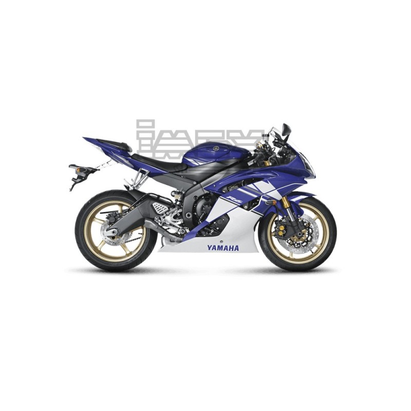 Silencieux AKRAPOVIC Slip-On Megaphone Yamaha YZF 600 R6 2006-...