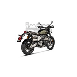 Silencieux AKRAPOVIC Slip-On Triumph SCRAMBLER 1200 2019-...