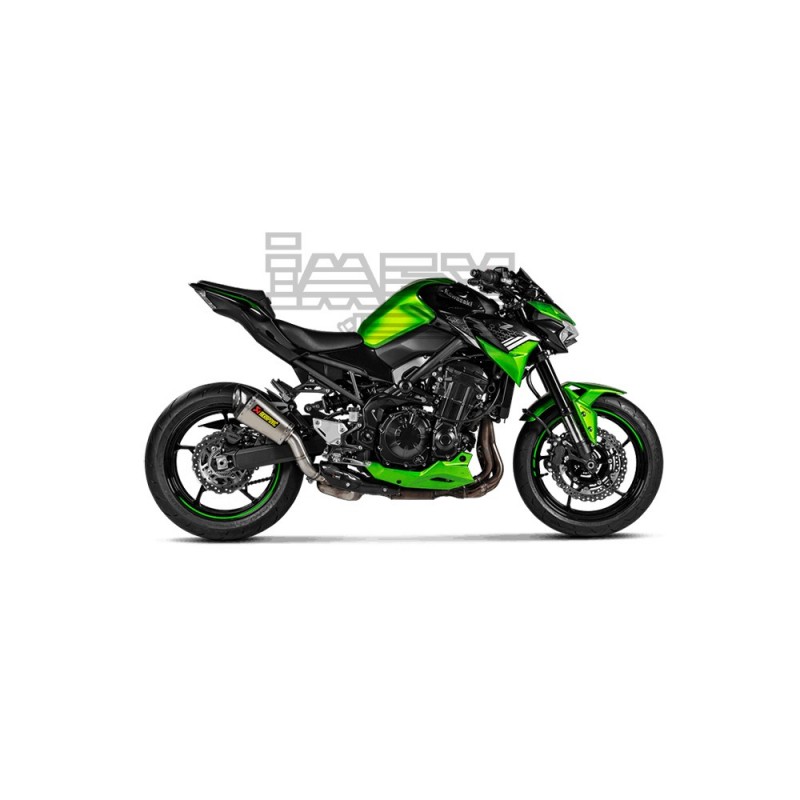 Silencieux AKRAPOVIC Slip-On Kawasaki Z 900 2020-… Coupelle Carbone