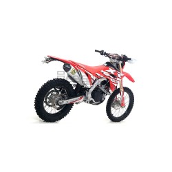 Silencieux ARROW RACE-TECH Honda CRF 450 L et CRF 450 RX 2019-2020 coupelle carbone