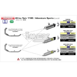 Silencieux ARROW SONORA pour Honda CRF 1100 L AFRICA TWIN / ADVENTURE SPORT 2020-...