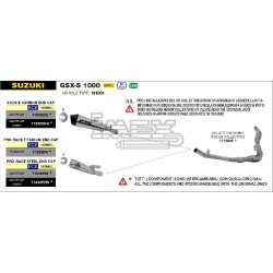 Silencieux ARROW PRO-RACE pour Suzuki GSX-S 950 / GSX-S 1000 / GSX-S 1000 GT 2021-...