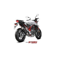 Silencieux Storm OVAL Adapt. HONDA CB 750 HORNET 2023-...