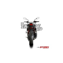 Silencieux Storm OVAL Adapt. HONDA CB 750 HORNET 2023-...