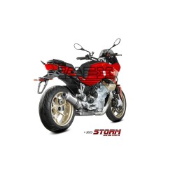 Silencieux Storm Ovale Adapt. MOTO GUZZI V100 Mandello 2022-...