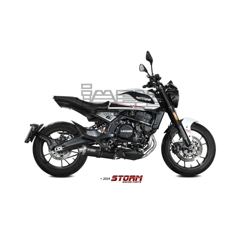 Silencieux Storm OVAL Adapt. MOTO MORINI Seiemmezzo STR 2022-...