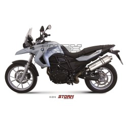 Silencieux Storm Ovale Adapt. BMW F 650 GS/DAKAR 2008-2012 et F 800 GS 2008-2018