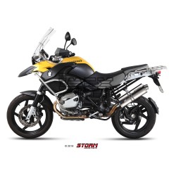 Silencieux Storm Ovale Adapt. BMW R 1200 GS/ADVENTURE 2010-2012