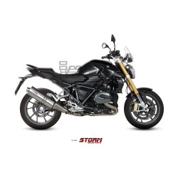 Silencieux Storm Ovale Adapt. BMW R 1200 R/RS 2015-2018