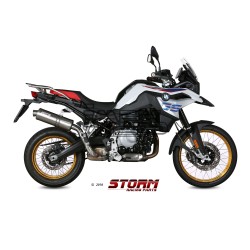 Silencieux Storm Ovale Adapt. BMW F 750 GS (850cc) 2018-... et F 850 GS / Adventure 2018-...