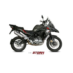 Silencieux Storm Ovale Adapt. BENELLI TRK 502 X 2018-...