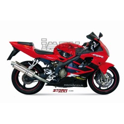 Silencieux Storm Ovale Adapt. HONDA CBR 600 FS 2001-2003