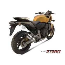 Silencieux Storm GP (coupelle carbone) Adapt. HONDA CBR 600 F 2011-2013 et HORNET 600 2007-2014