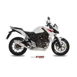 Silencieux Storm GP Adapt. HONDA CB 500 F / X 2013-2015 et CBR 500 R 2013-2015