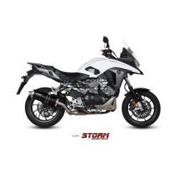 Silencieux Storm Ovale Adapt. HONDA CROSSRUNNER 800 2015-2020