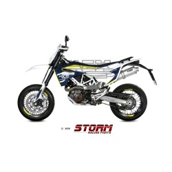 Silencieux Storm Ovale Adapt. HUSQVARNA 701 SM/ENDURO 2017-2020