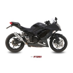 Silencieux Storm GP Adapt. KAWASAKI Ninja 300 R 2013-2016 et Z 300 2015-2017