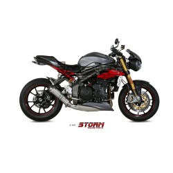 Silencieux Storm GP Adapt. TRIUMPH SPEED TRIPLE 1050 R / S / RS 2016-2017