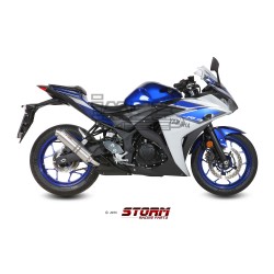 Silencieux Storm GP Adapt. YAMAHA YZF R3 2015-...