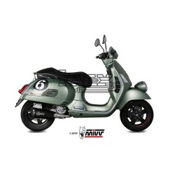 Ligne Complète MIVV DELTA RACE PIAGGIO VESPA GTS 300 SUPER 2008-2019