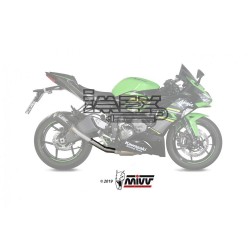 Manchon raccord sans catalyseur MIVV KAWASAKI ZX6R 636 2019-2023