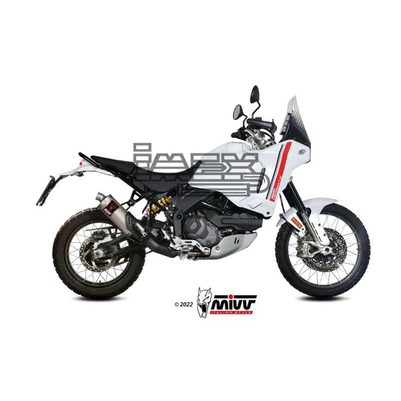 Silencieux MIVV DAKAR DUCATI DESERT X 950 2022-...