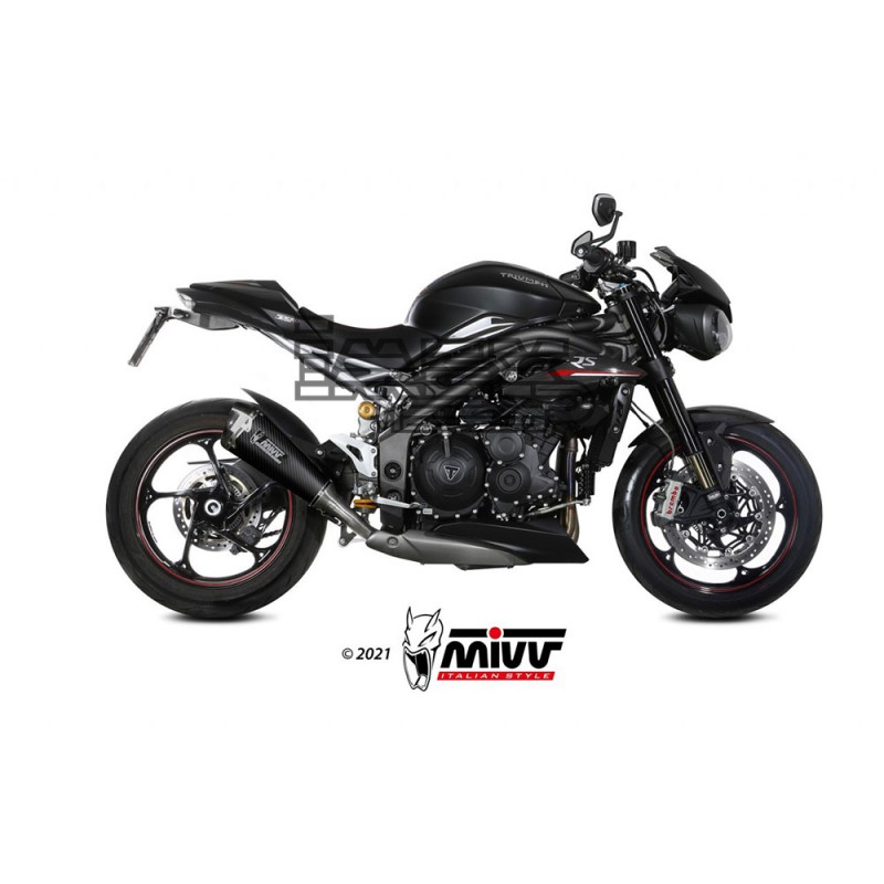 Silencieux MIVV DELTA RACE TRIUMPH SPEED TRIPLE 1050 2018-2020