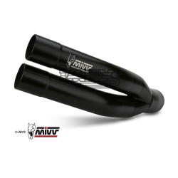 Silencieux MIVV DOUBLE GUN KAWASAKI Z 750 2007-2013