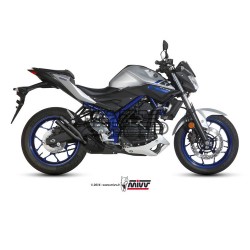 Silencieux MIVV DOUBLE GUN YAMAHA MT03 (320cc) 2016-2024