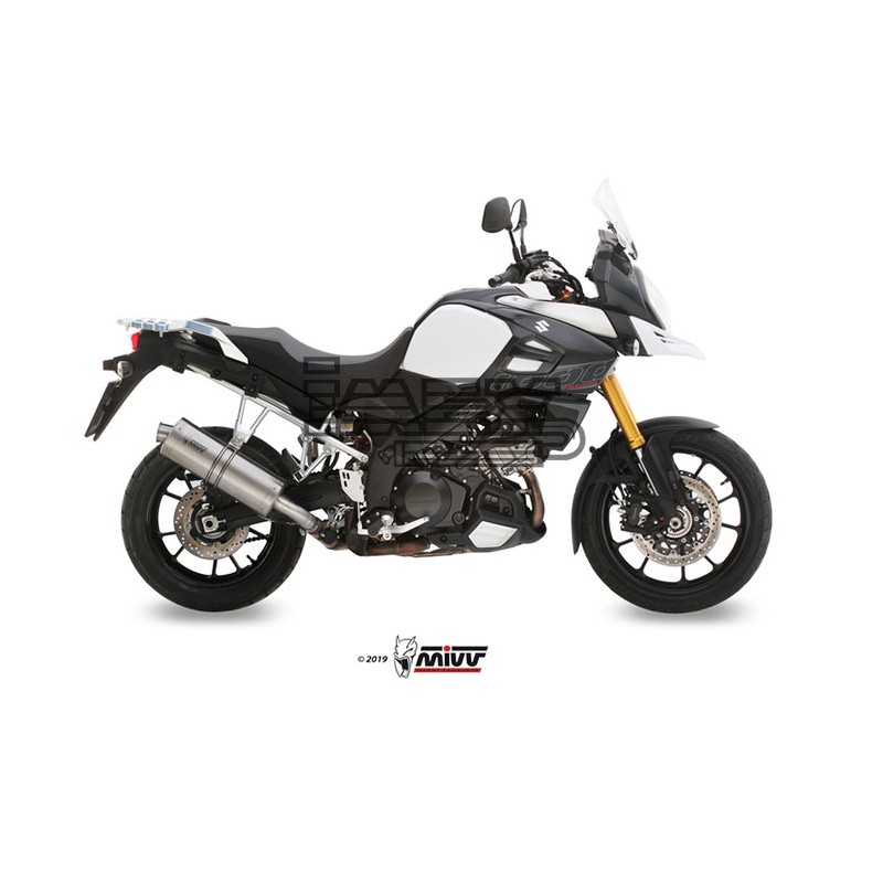 Silencieux MIVV OVAL SUZUKI DL 1000 V-STROM 2014-2019